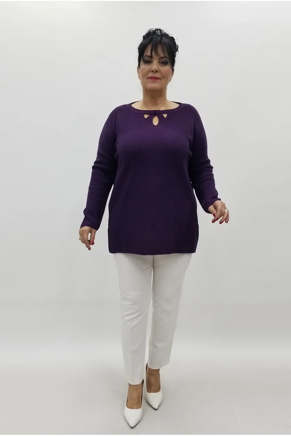 Miraggio Büyük Beden Triko 95914 MOR