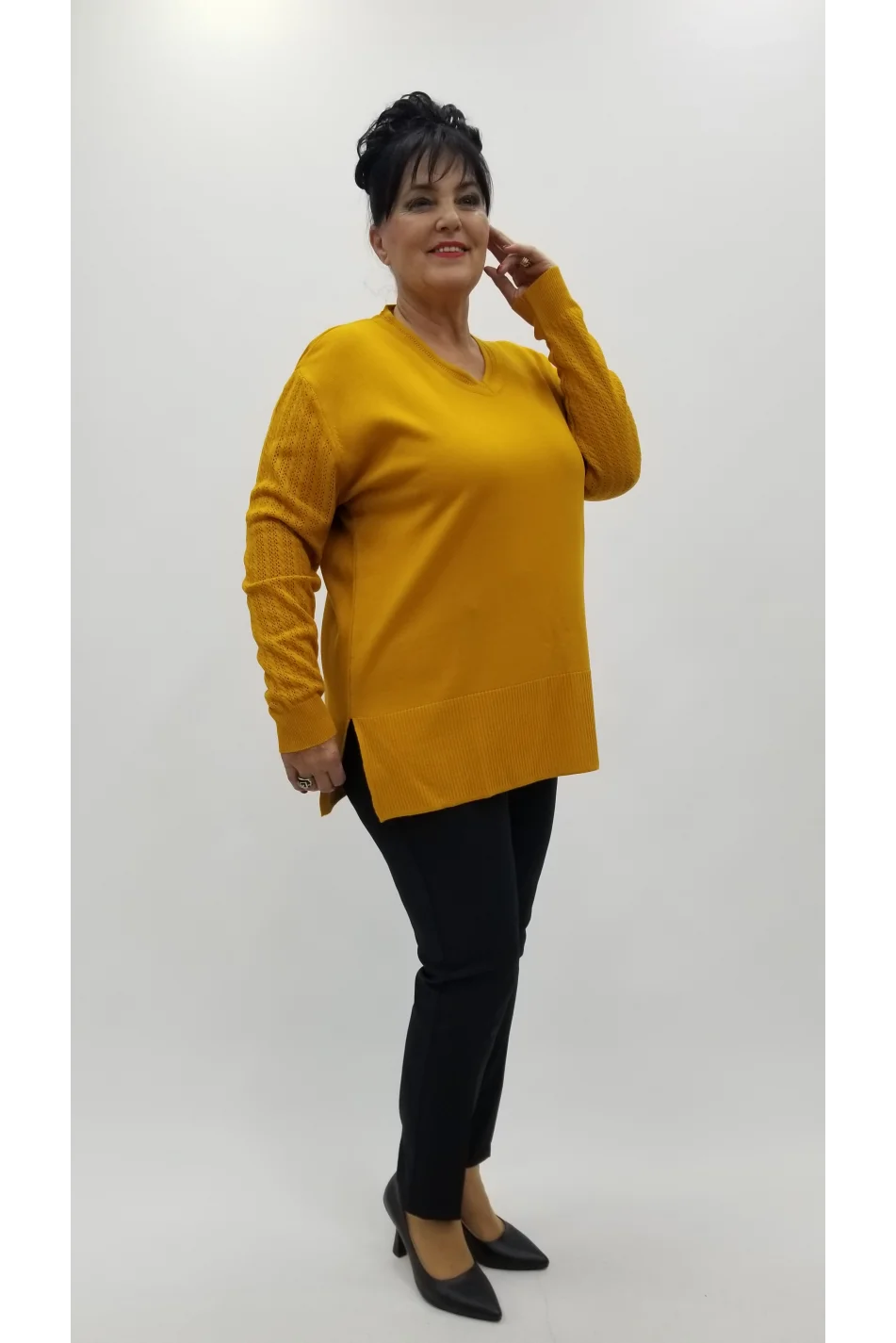 Miraggio Büyük Beden Triko 97142 HARDAL