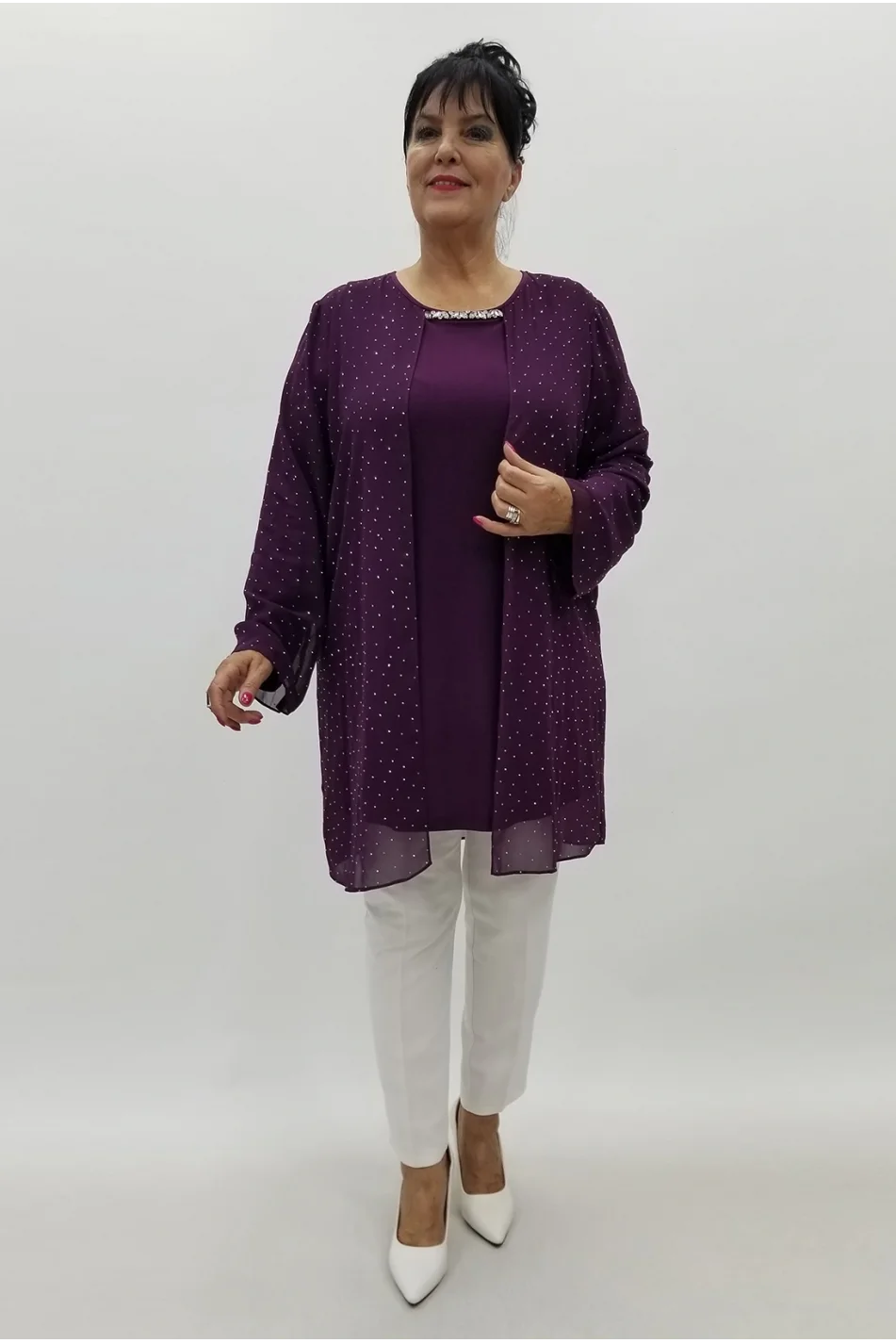 Miraggio Büyük Beden Tunik 4002 MÜRDÜM