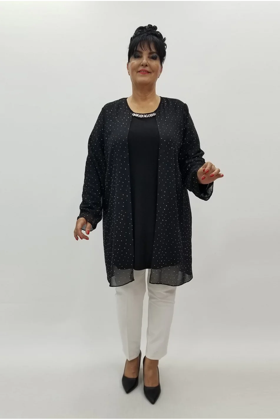 Miraggio Büyük Beden Tunik 4002 SİYAH