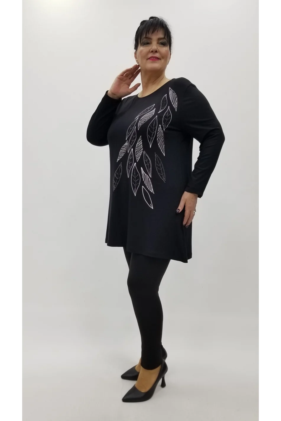 Miraggio Büyük Beden Tunik 4241 SİYAH