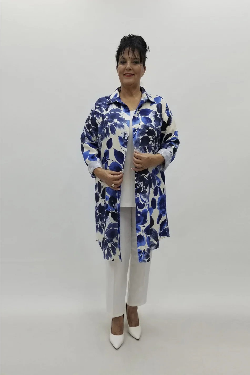 Miraggio Büyük Beden Tunik 98859 LACİVERT