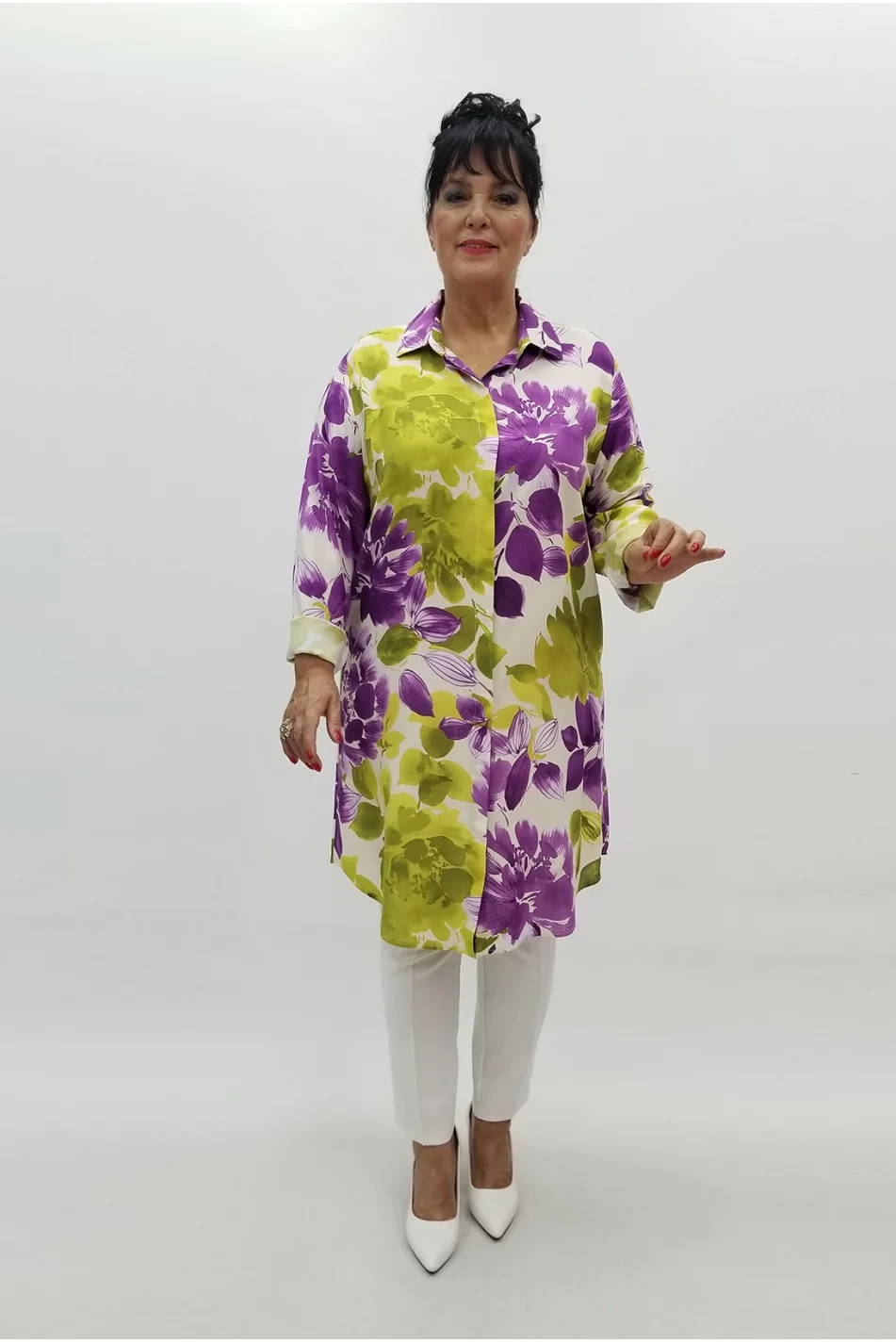 Miraggio Büyük Beden Tunik 98859 MOR