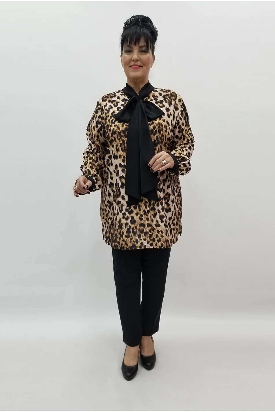 Miraggio Büyük Beden Tunik 99417 KAHVE