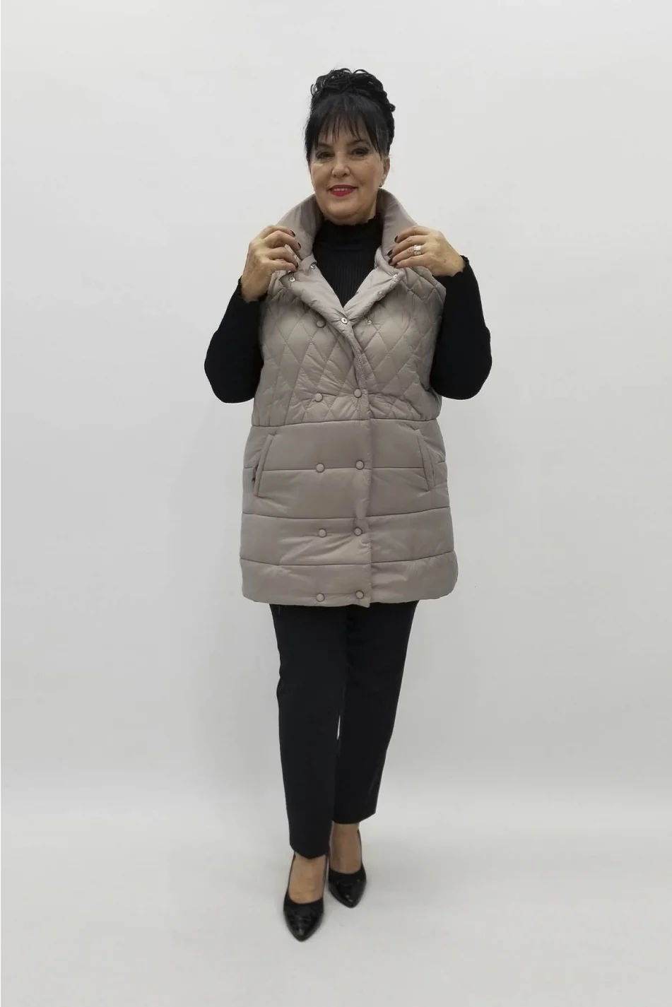 Miraggio Büyük Beden Yelek 98144 TAŞ