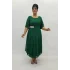 Miraggio Büyük Beden Abiye Elbise 98930 YEŞİL