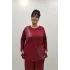Miraggio Büyük Beden Bluz 4186 BORDO