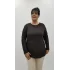 Miraggio Büyük Beden Bluz 4255 KAHVE