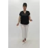 Miraggio Büyük Beden Bluz 99734 SİYAH
