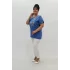 Miraggio Büyük Beden Bluz 99818 MAVİ
