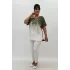 Miraggio Büyük Beden Bluz 99866 HAKİ