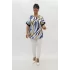 Miraggio Büyük Beden Bluz 99867 LACİVERT