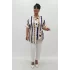 Miraggio Büyük Beden Bluz 99947 LACİVERT