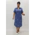 Miraggio Büyük Beden Elbise 99961 İNDİGO