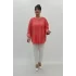 Miraggio Büyük Beden Gömlek 99566 NAR ÇİÇEĞİ