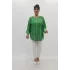 Miraggio Büyük Beden Gömlek 99566 YEŞİL