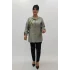 Miraggio Büyük Beden Gömlek 99670 YEŞİL