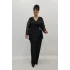 Miraggio Büyük Beden Takım 4181 SİYAH