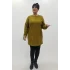 Miraggio Büyük Beden Tunik 4103 YAĞ YEŞİLİ