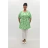 Miraggio Büyük Beden Tunik 99726 YEŞİL