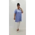 Miraggio Büyük Beden Tunik 99859 A-MAVİ