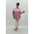 Miraggio Büyük Beden Tunik 99871 GÜL KURUSU