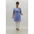 Miraggio Büyük Beden Tunik 99882 A-MAVİ