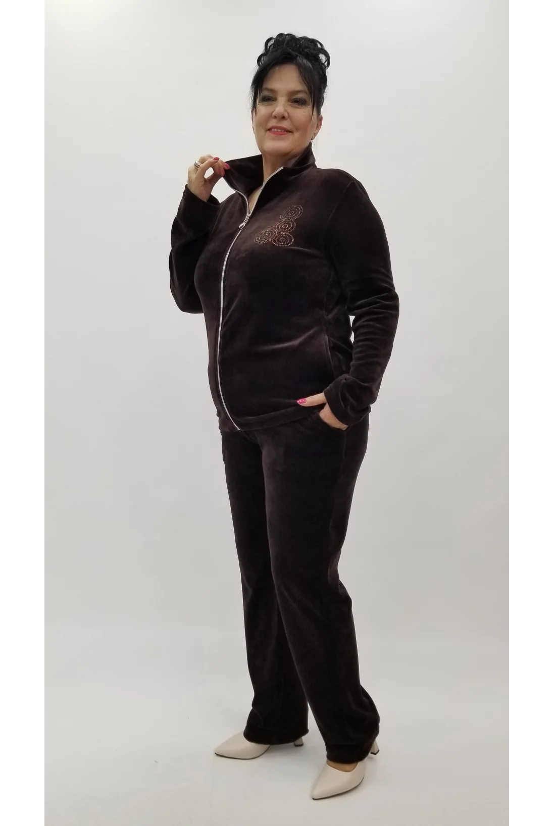 Miraggio Büyük Beden Takım 4385 KAHVE