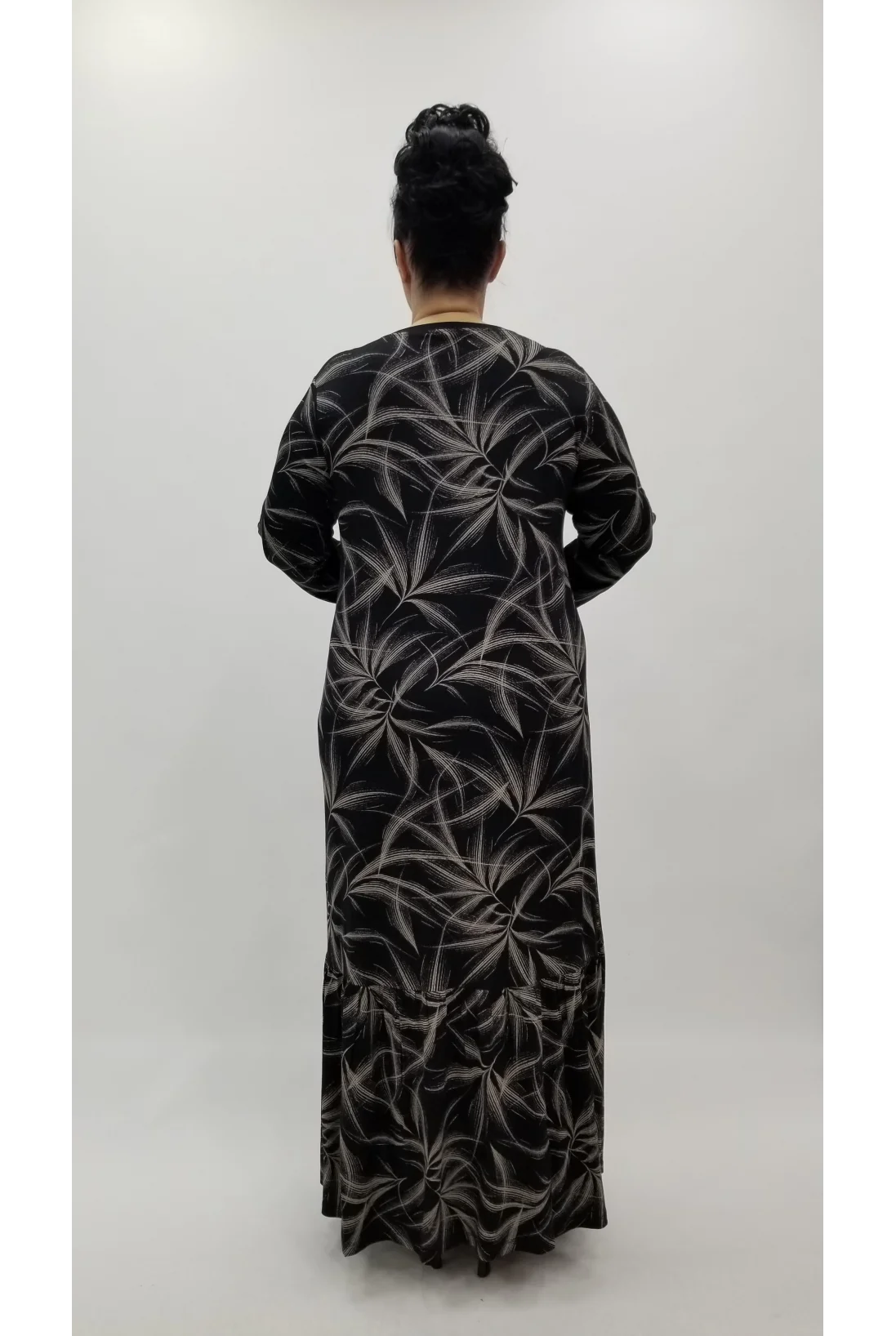 Miraggio Büyük Beden Elbise 4376 SİYAH