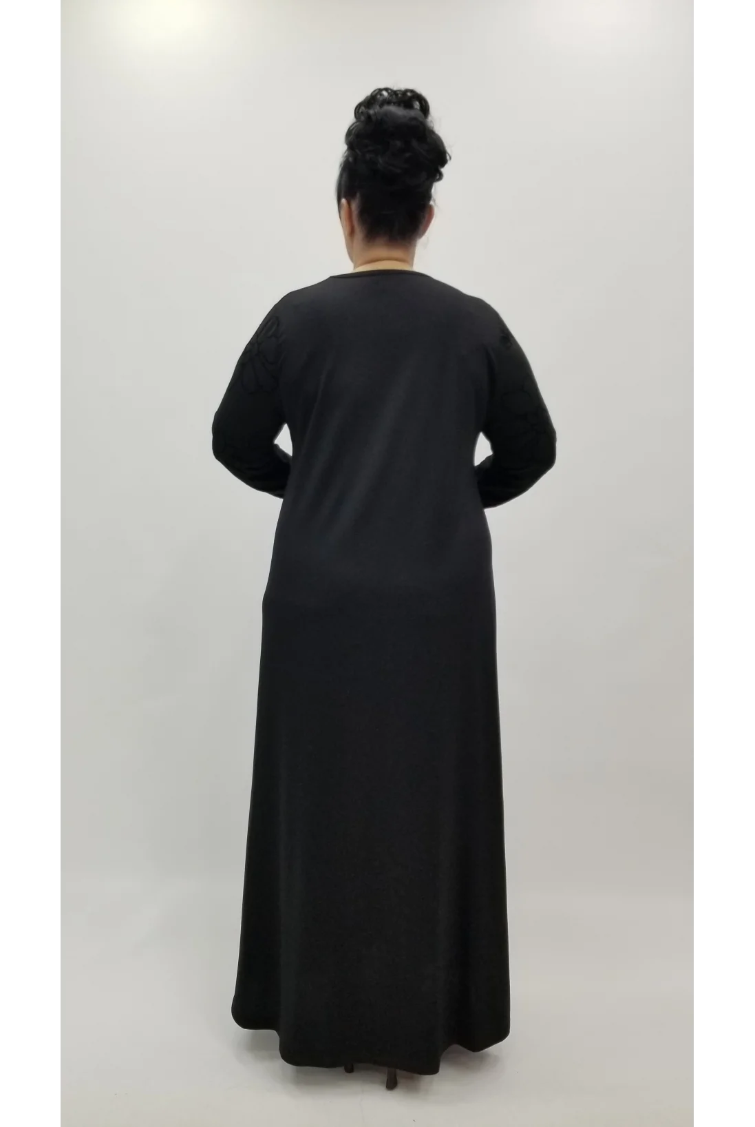 Miraggio Büyük Beden Elbise 4379 SİYAH