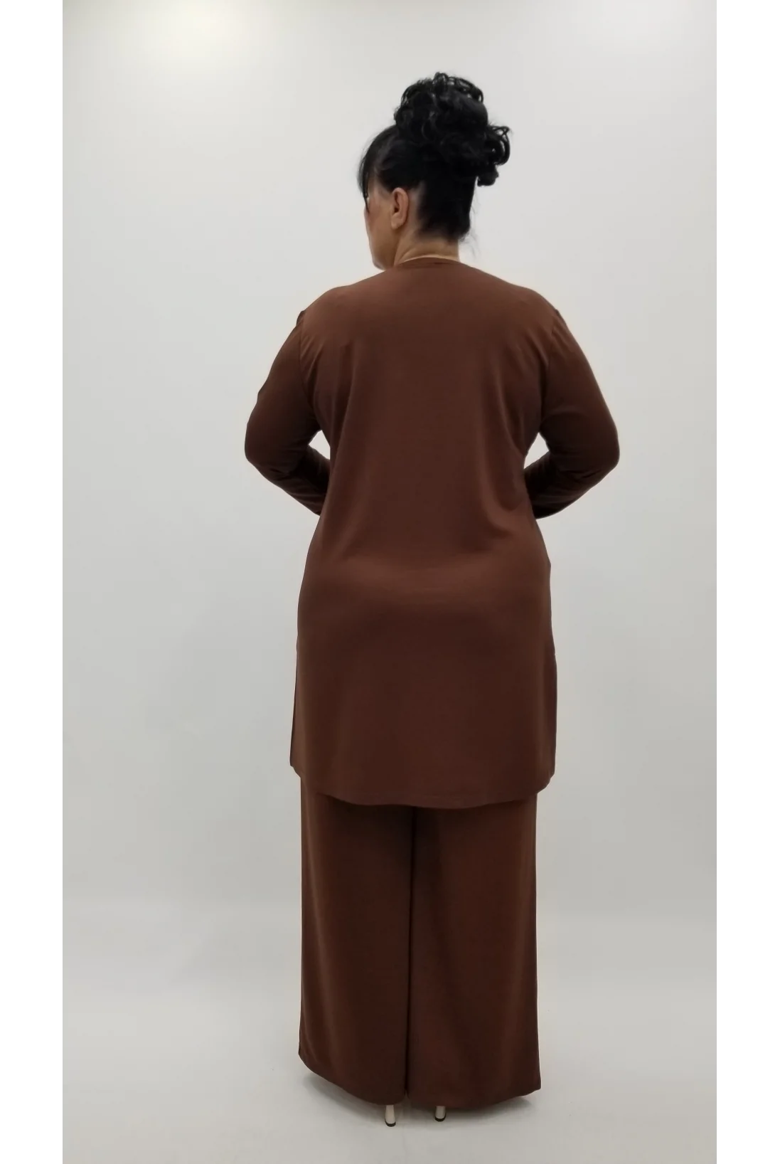 Miraggio Büyük Beden Takım 4323 KAHVE