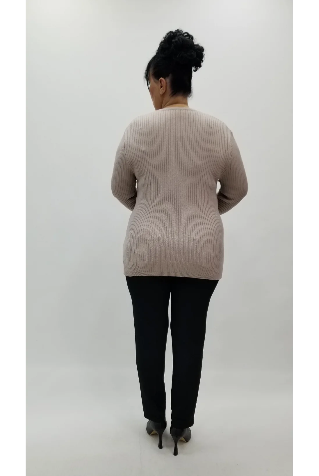 Miraggio Büyük Beden Triko 98326 BEJ