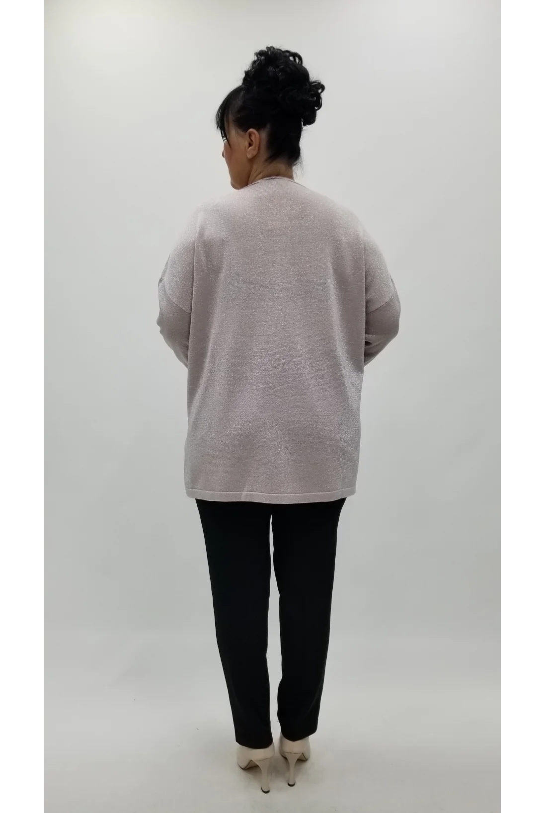 Miraggio Büyük Beden Triko 4183 PUDRA