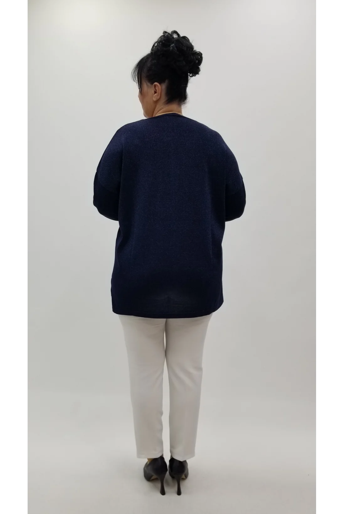 Miraggio Büyük Beden Triko 4183 LACİVERT