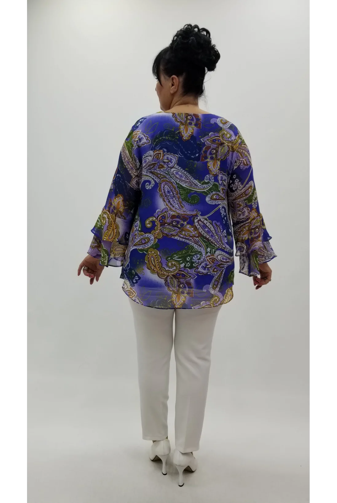 Miraggio Büyük Beden Abiye Bluz 4230 MOR