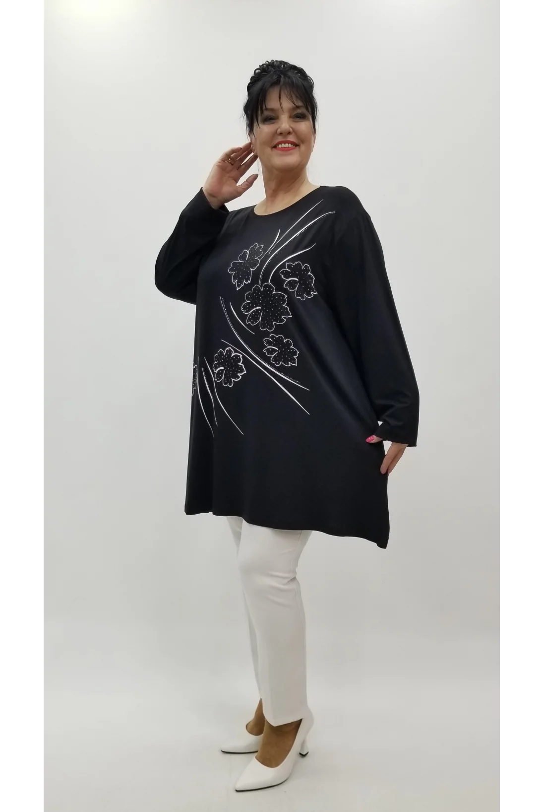 Miraggio Büyük Beden Tunik 4245 SİYAH