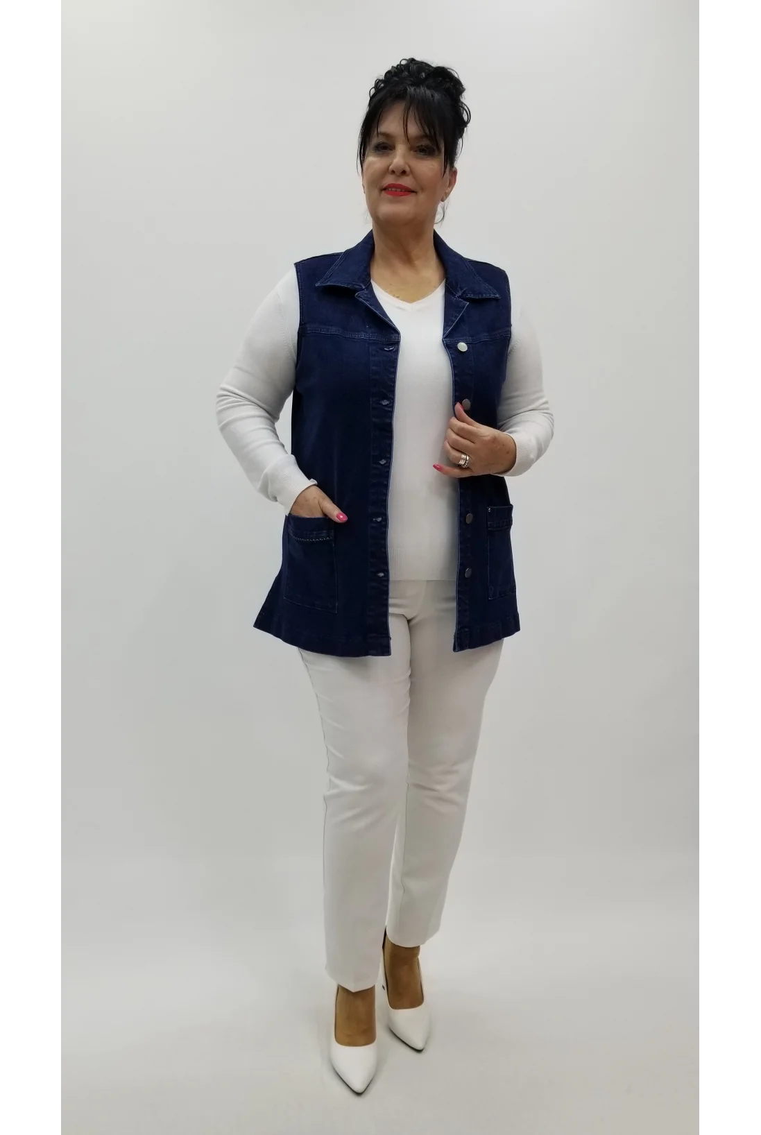 Miraggio Büyük Beden Yelek 4248 KOT LACİ