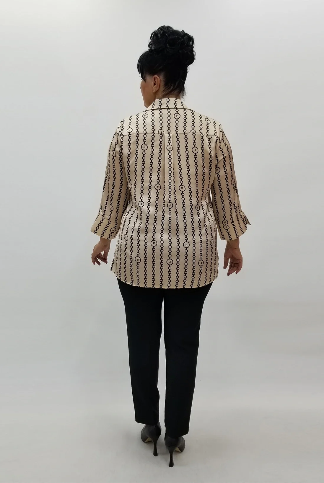 Miraggio Büyük Beden Abiye Bluz 4029 BEJ