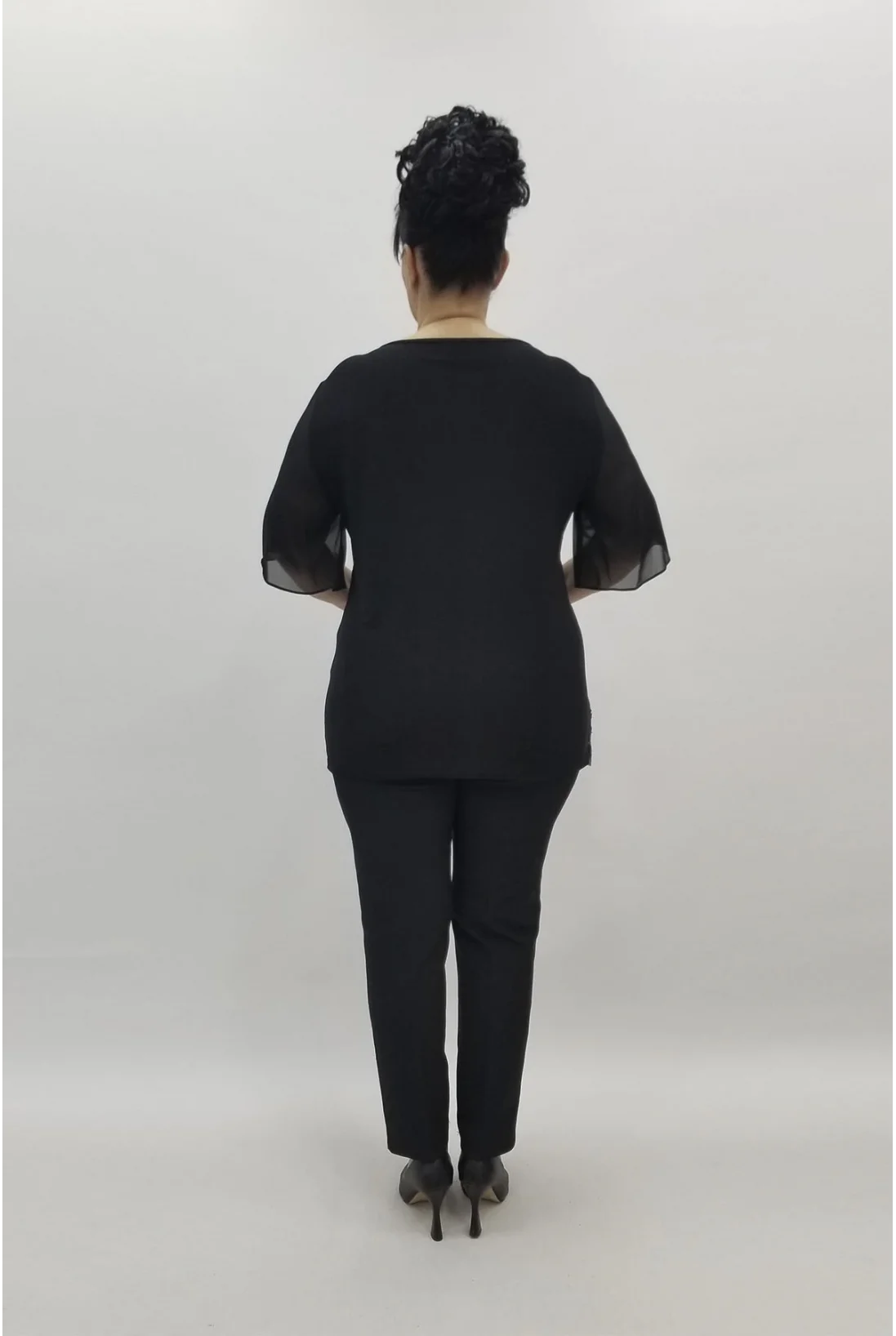 Miraggio Büyük Beden Abiye Bluz 98453 ZÜMRÜT YEŞİLİ