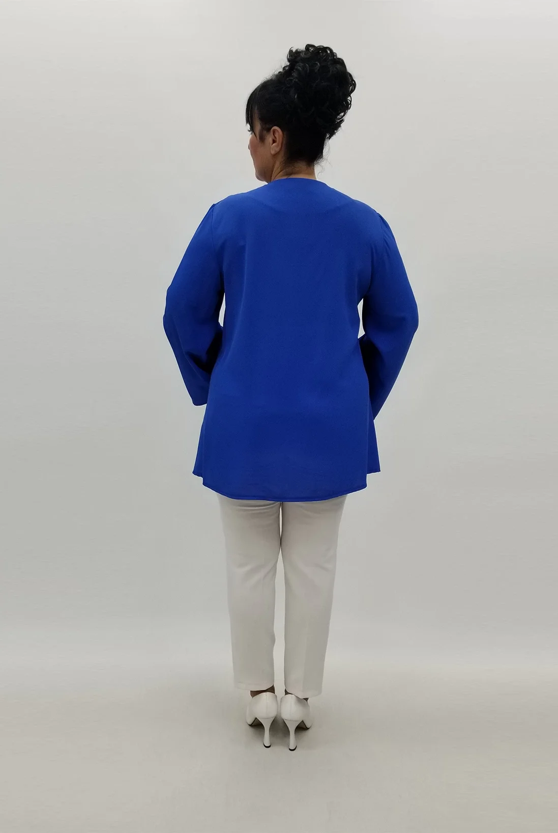 Miraggio Büyük Beden Abiye Bluz 98753 SAKS