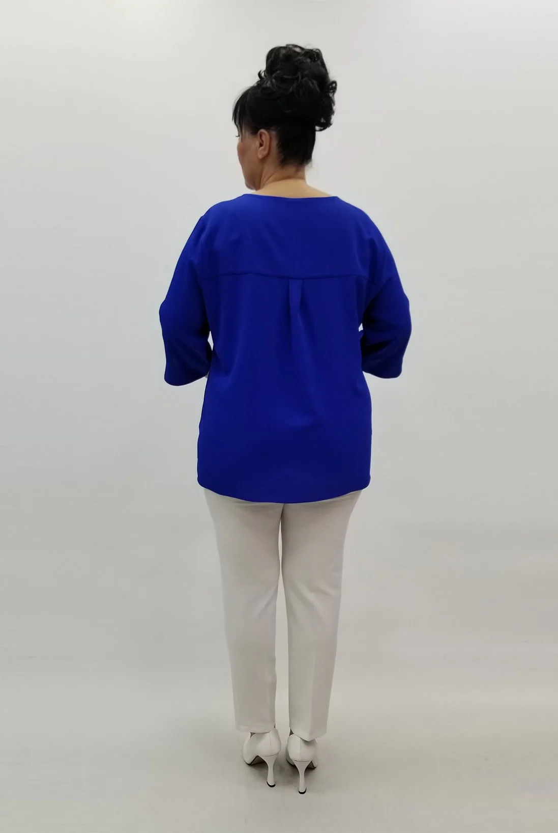 Miraggio Büyük Beden Abiye Bluz 99441 SAKS