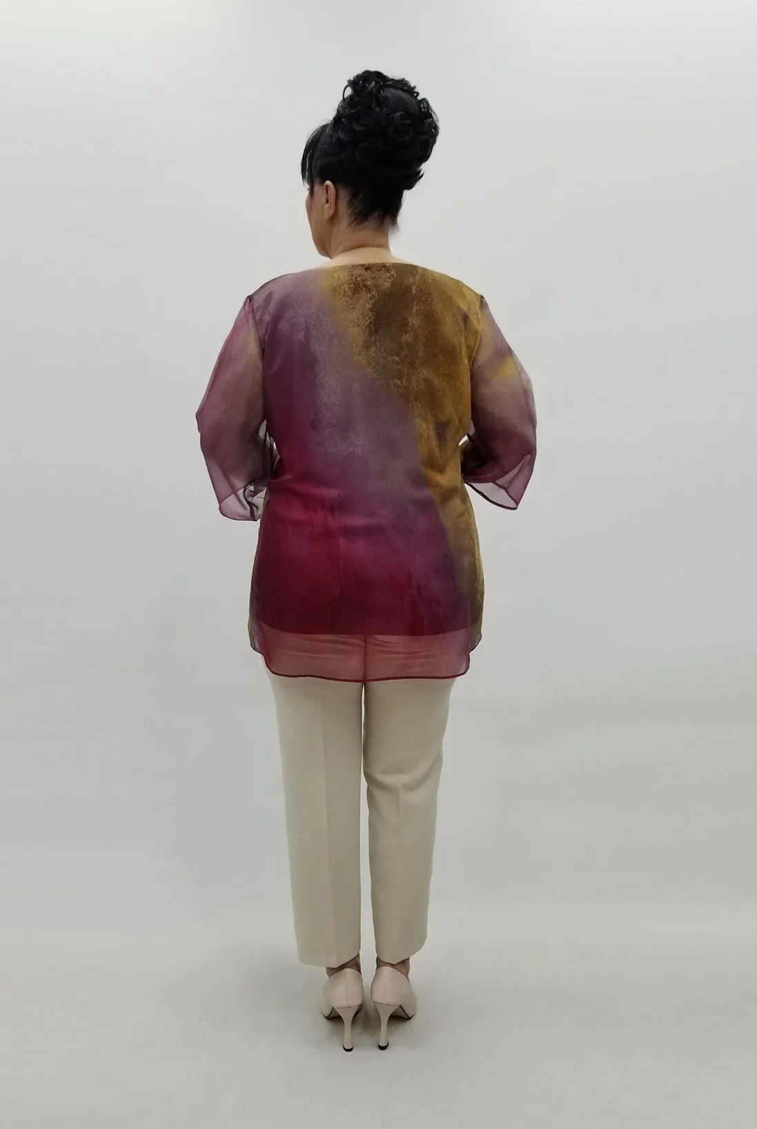 Miraggio Büyük Beden Abiye Bluz 99499 BORDO