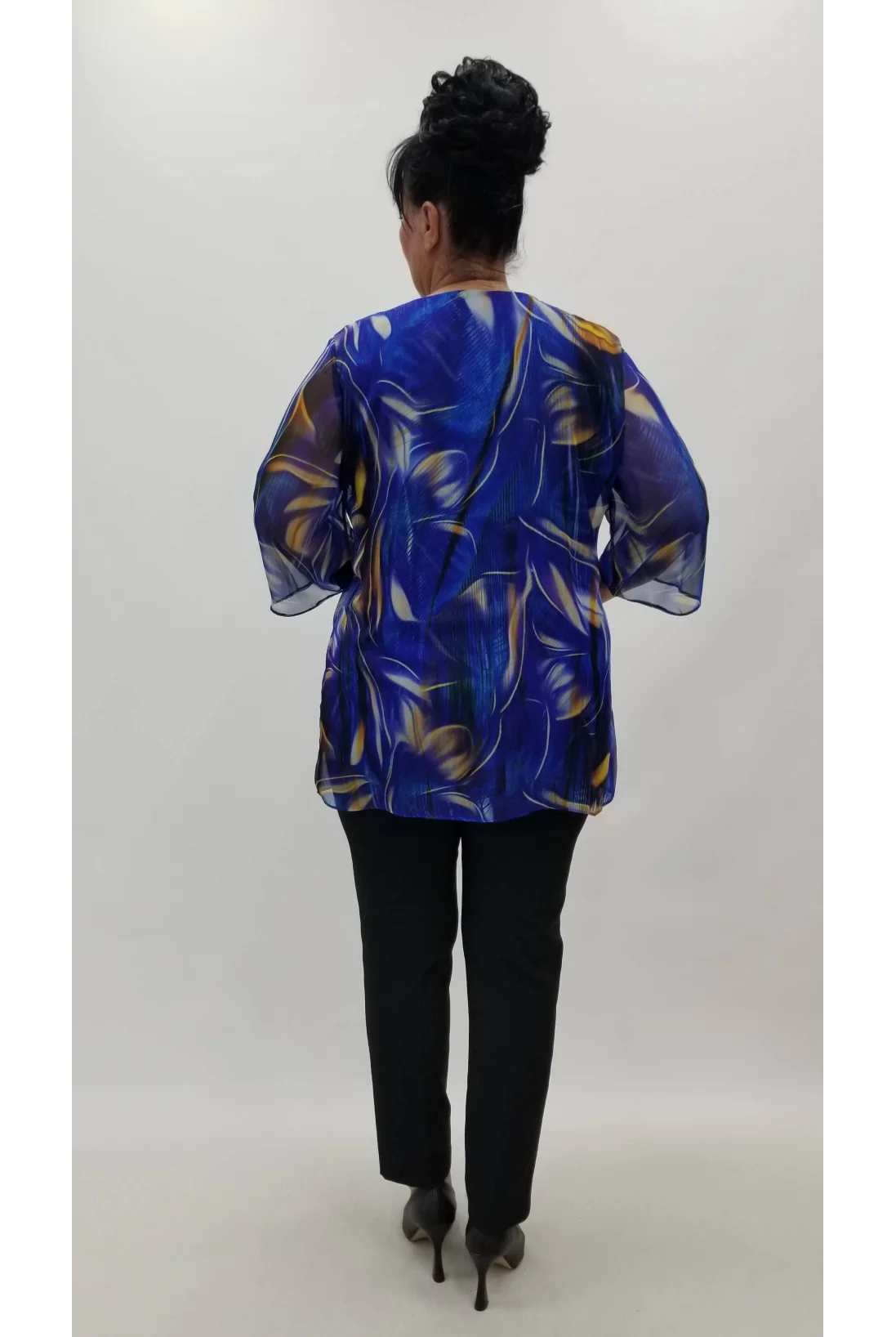 Miraggio Büyük Beden Abiye Bluz 99501 SAKS