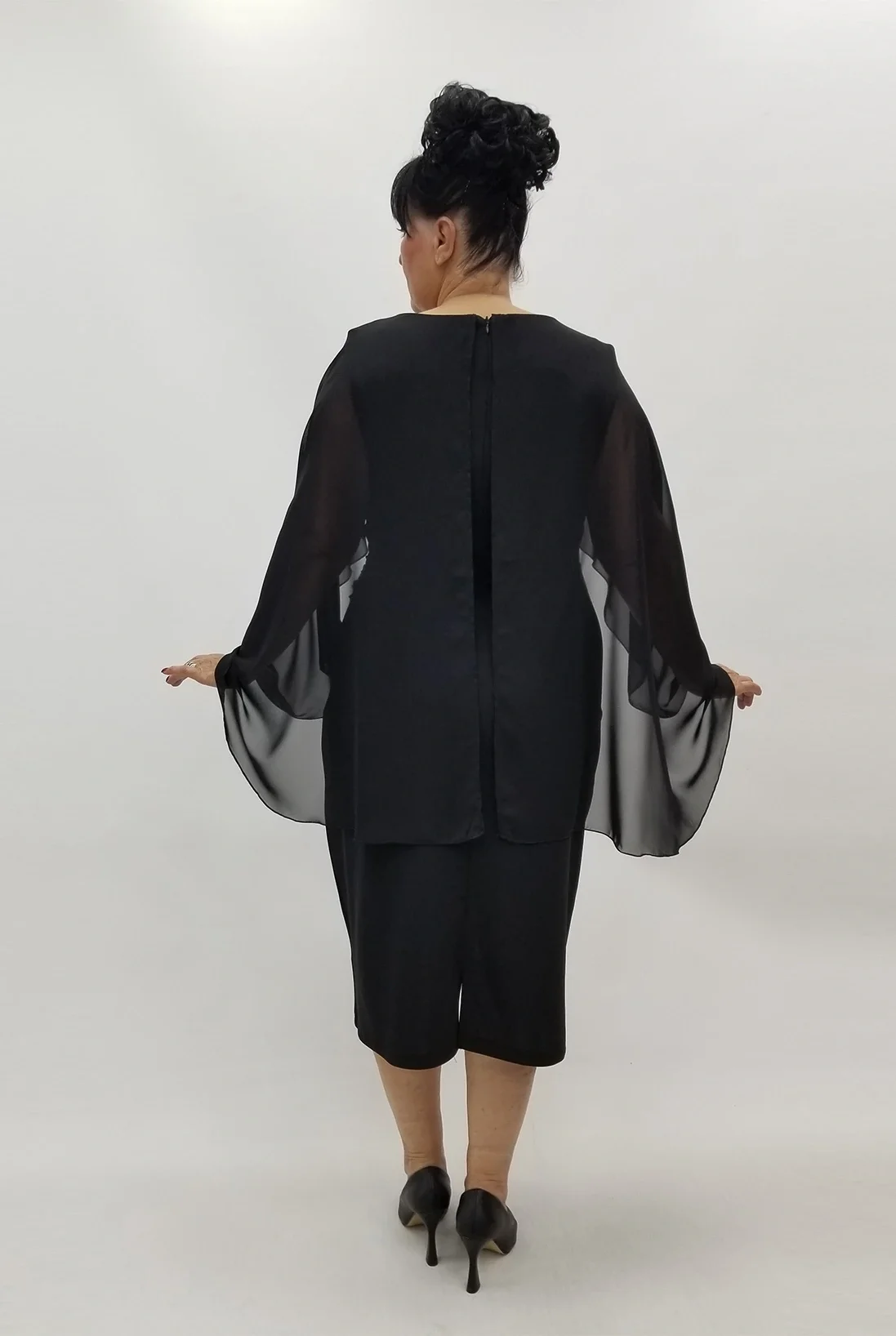 Miraggio Büyük Beden Abiye Elbise 4024 SİYAH