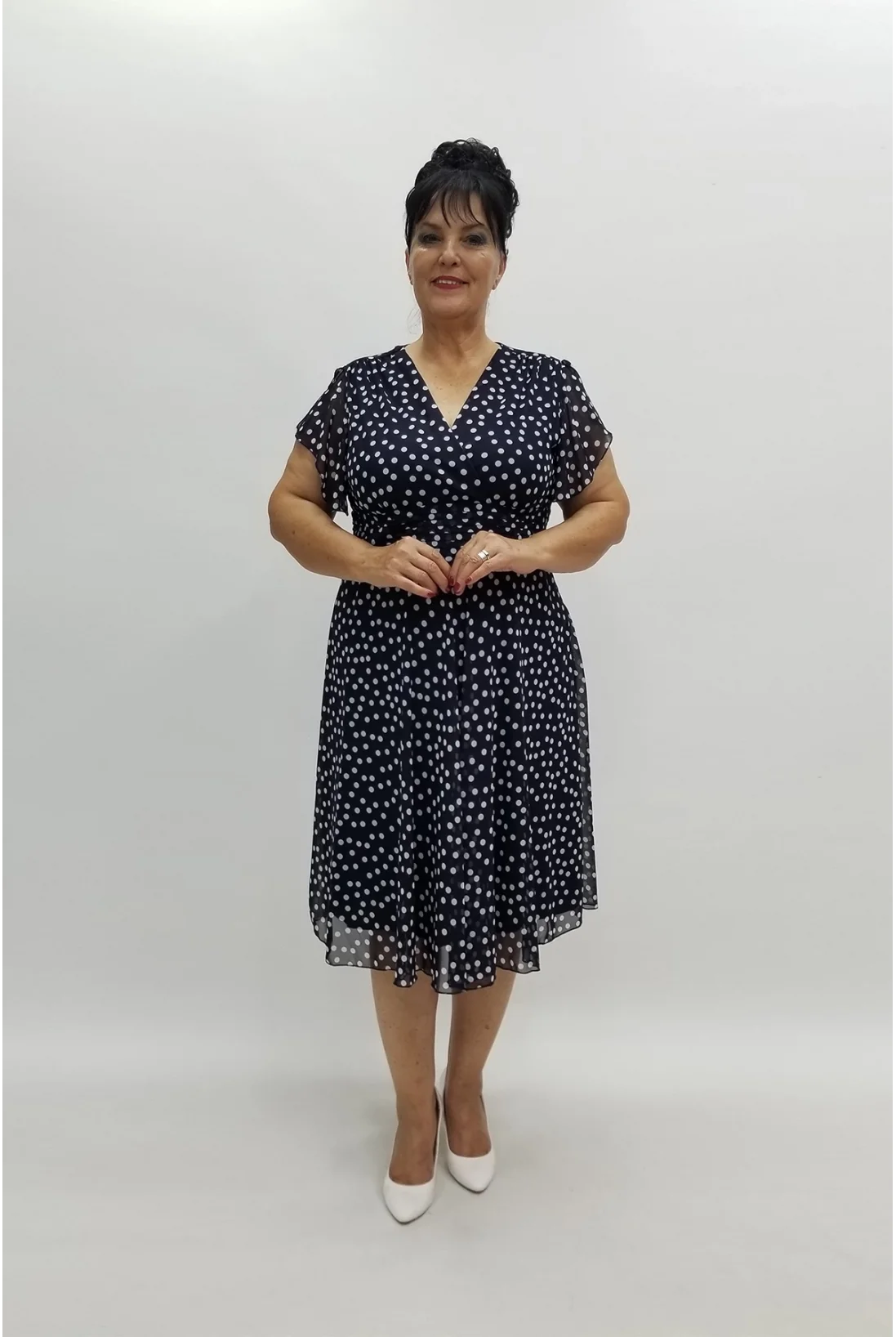 Miraggio Büyük Beden Abiye Elbise 94466 LACİVERT