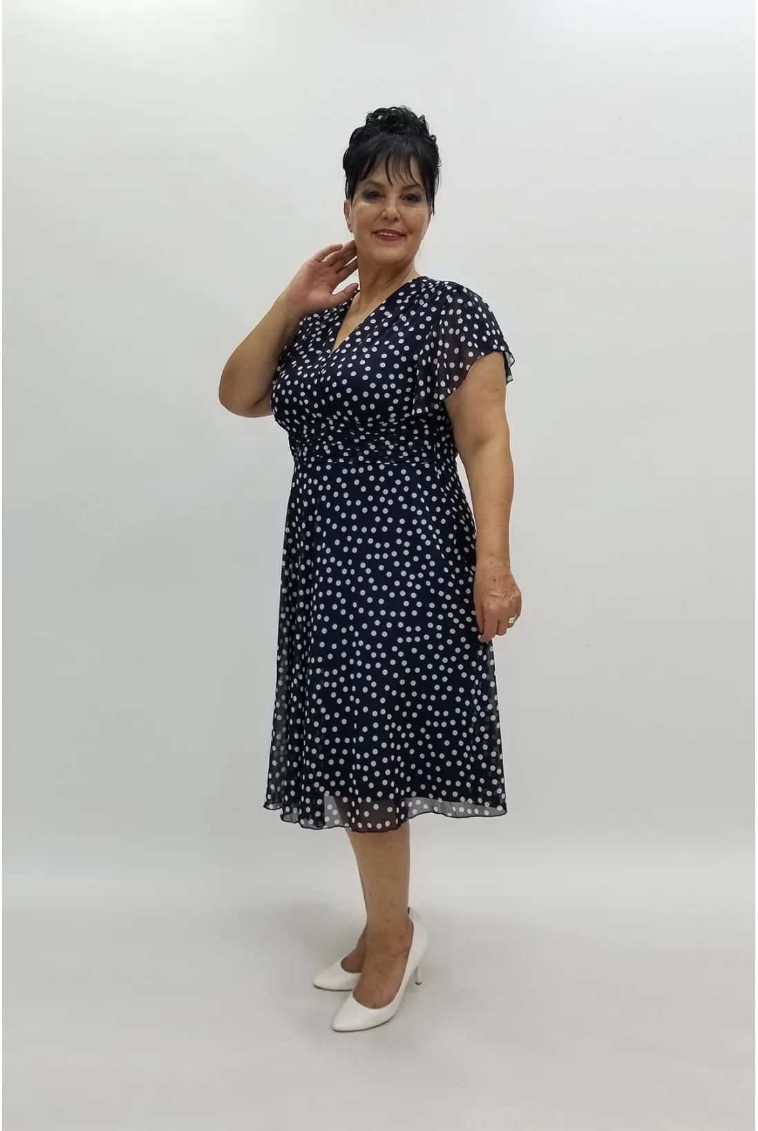 Miraggio Büyük Beden Abiye Elbise 94466 LACİVERT