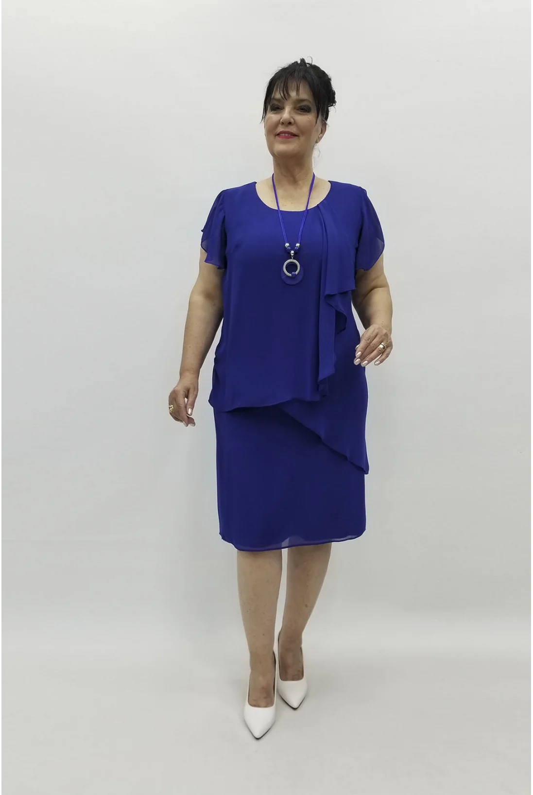 Miraggio Büyük Beden Abiye Elbise 96758 SAKS