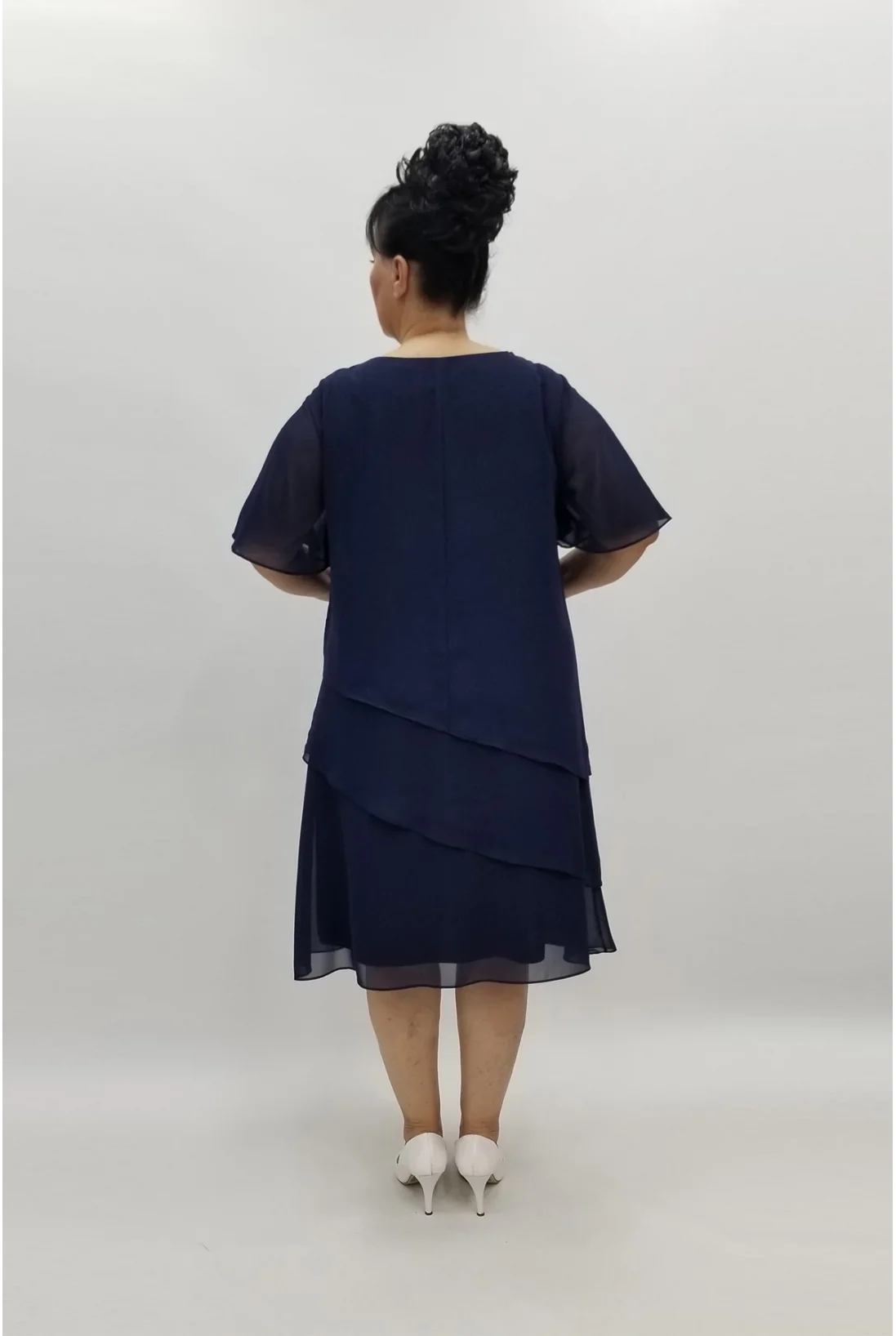 Miraggio Büyük Beden Abiye Elbise 97500 LACİVERT