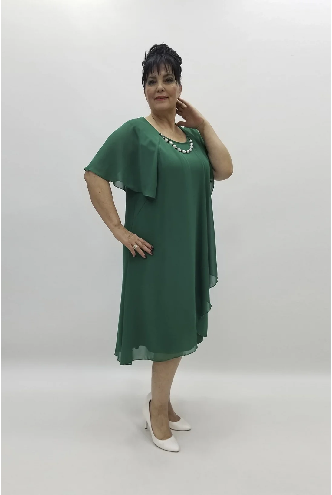 Miraggio Büyük Beden Abiye Elbise 97558 A.YEŞİL