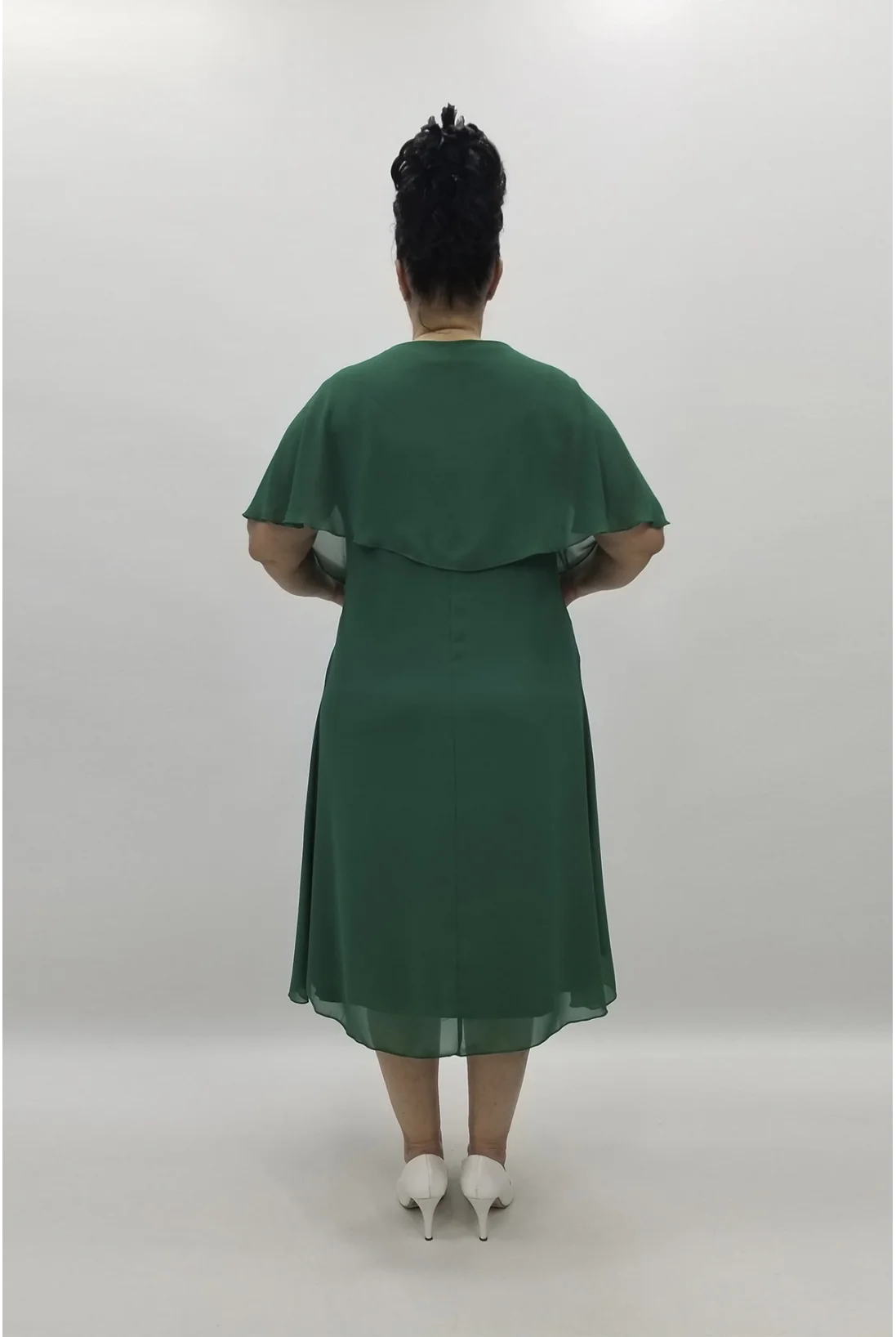 Miraggio Büyük Beden Abiye Elbise 97558 A.YEŞİL